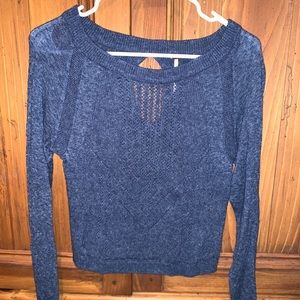 Free People Cropped Sweater